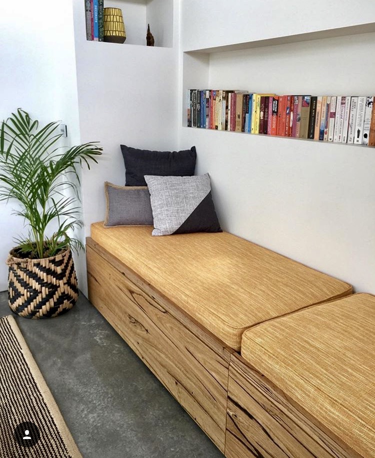 Bench Seat Cushions in Zepel Fabric