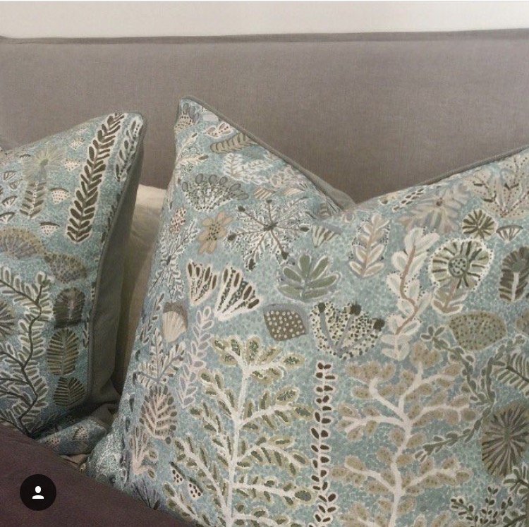 Cushions In Willie Weston Fabric