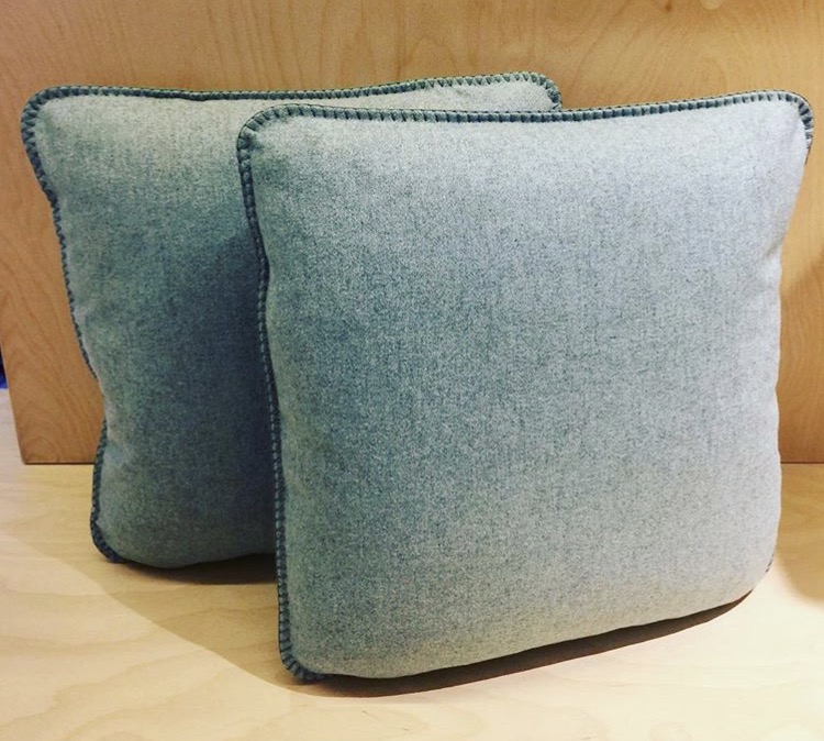 Felt Blanket Stitch Cushions