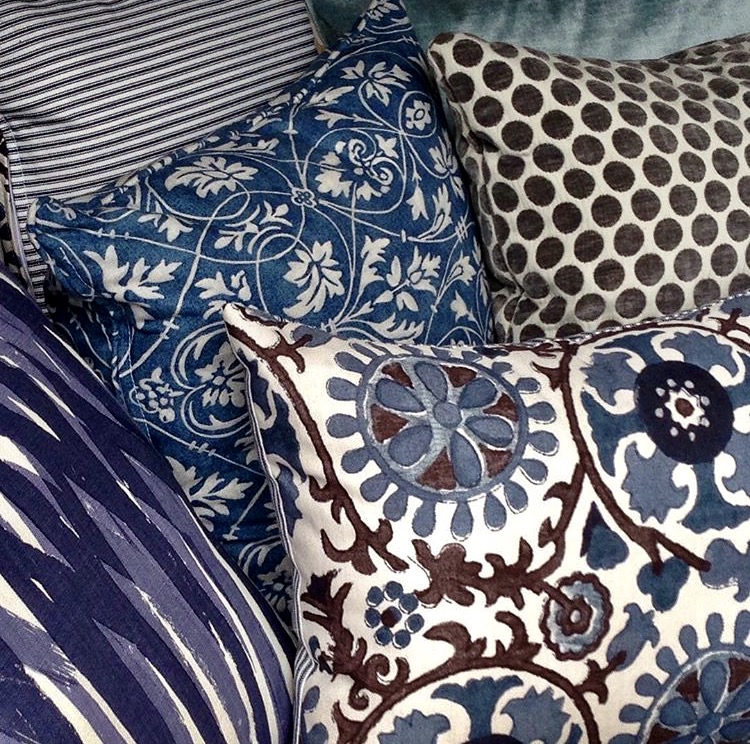 Indigo Cushions